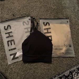 SHEIN Black Bra